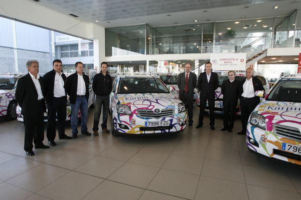 El Karpin Galicia present� su flota de coches para la temporada 2008 en Compostela M�vil - Foto