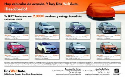 <p><font size="+3" color="orange" >2.000� </font> de ahorro en tu SEAT seminuevo <font color="black" size="+2" > Das WeltAuto!</font></p> - Foto 2