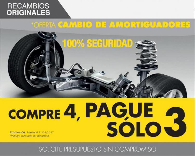 Oferta 4 x 3 en amortiguadores - Foto