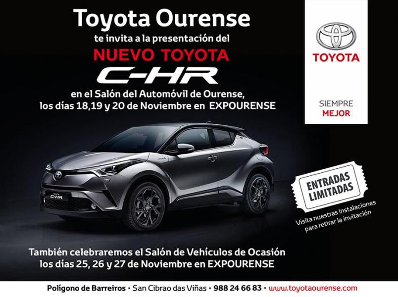 Visita el SAL�N DEL AUTOM�VIL de Ourense y descubre el TOYOTA C-HR - Foto